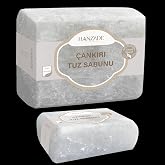 Hanzade Bitkisel &Ccedil;ankırı Tuz Sabunu 300-350 Gr Zengin Mineralli Doğal Saf &Ccedil;ankırı Kaya Tuzu Sabunu