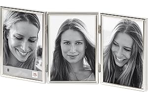 ‎WALTHER walther design Bilderrahmen silber 3x 10x15 cm Chloe Portraitrahmen WD315S