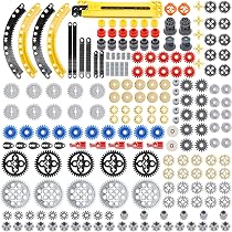 116 Piezas Technic Parts Engranajes Juego de Piezas de Ingeniería Gears Axle Pin Connector Piezas Técnicas Transmisión Equipos Compatible con Lego Technic