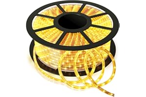 ‎RELAX4LIFE RELAX4LIFE 30 m LED Light Tube, Fairy Lights with 1080 LEDs, LED Tube Waterproof for Indoor and Outdoor Use, 50,000 h, Light Tube for Christmas, Wedding, Party Decoration, Warm White