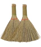 Veemoon Asiatischer Strohbesen Mit Stiel – Natürlicher Feger Aus Bambus & Palmfaser