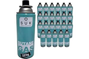 ‎SOUK ONE SOUK ONE Gaskartusche Premium 227g Typ MSF-1a Bajonett Ventil Campingkocher, Gasheizung, Camping Gas Butangas Kartusche