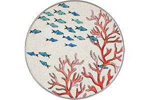 Rose & TULIPANI Dessous de Plat Corail Sea Life