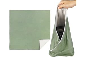 Walking Way Magic Protective Wrap Selbstklebe-Etui Kit Kratzfest Staubdicht Waschbar Tuch für Kameras Objektiv Elektronische und kosmetische Produkte(Green, 55 * 55cm)