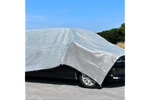 BeGrit 75% Aluminet Reflective Shade Cloth 2m x 2m Aluminum Shade Net UV Protection & Cooling Netting Heat-reflecting Mesh Silver Solar Blocking Fabric for Greenhouse Gardens Patios Shelters Cars