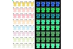 DSLSQD 40 Pcs Mini Frog Garden Decor, Green Frog Figurines Cute Plastic Miniature Home Décor Garden Tiny Frogs Ornaments Luminous Garden Animals Moss Landscape DIY Craft for Garden Home Party Decor