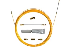 STAK BY VELAMP Sonda tiracavi SNAKE in fibra di vetro Ø3 mm, 10 metri. Con set di riparazione