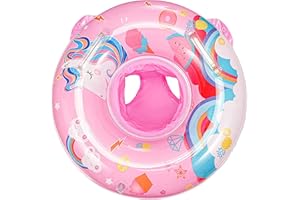 Pukitt Baby Schwimmring, Aufblasbare Schwimmreifen Kinder Schwimmtrainer für Kinder 12 Monate bis 6 Jahren