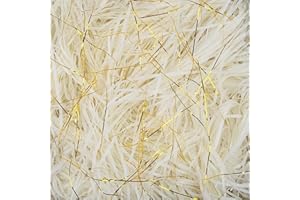 TXXATX 270g Carta Tagliuzzata per Regali Bianca Latte Paglia per Cesti Carta Velina Tagliuzzata Carta Tagliuzzata per Confezioni Paglietta per Bomboniere Forniture Scatole Regalo Feste e Confezioni