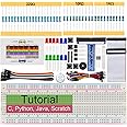 Freenove Basic Starter Kit for Raspberry Pi 5 4 B 3 B+ 400, 227-Page Detailed Tutorial, Python C Java Scratch Code, 146 Items