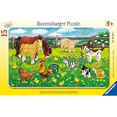 Ravensburger 60467 Puz &Ccedil;ayırda Hayvanlar, 15 Par&ccedil;a