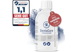 ‎LOLO & MAX Lolo & Max natürliche Zahnpflege für Hund & Katze - DentaCare Trinkwasserzusatz zur Zahnreinigung für Haustiere - gegen Zahnbelag, Zahnstein & Maulgeruch - vegan - kein Mundgeruch mehr - 470ml