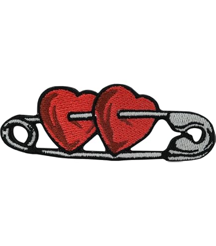 Toppa Ricamata Cuore Anatomico - Adesivo Per Indumenti, Ferro O Cucito, Design A Raggi X - Foto 2