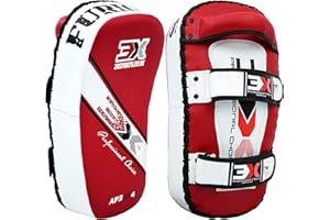 3X PROFESSIONAL CHOICE 3X Sports Muay Thai Pad for Coaching, Kickboxing Curved Kick pad, Thai Pads Strike Shield MMA, Martial Arts, Karate, Taekwondo, Punching, Foot, Knee and Elbow Target