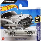 Hot Wheels - Aston Martin 1963 DB5 - HW Screen Time 7/10 - HTB36 - Short Card - 007 James Bond - 60 Goldfinger Sixty Years - 