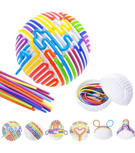 Jouets Sensoriels En Silicone - Lot De 6 Bâtons Déformables - Anti-Stress, TDAH, Anxiété - Pour Enfants & Adultes - 5
