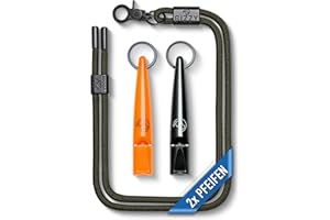 GIZZY® 2X Hundepfeife lauter & weitreichender Pfeifton I 2X Hundepfeifen ideal als Erziehungshilfen für Hunde I Zum Hundetraining Bellen o. als Hundepfeife Rückruf geeignet I Inkl. wertigem Band