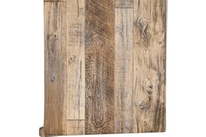 ARTHOME WALL DECOR Arthome Argilla Legno Autoadesiva Carta da parati,44cmx3m Naturale Legno Grain Contact Paper Rustico Adesiva Rimovibile Impermeabile Carta da parati in legno Vinile Wrap per mobili