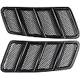 Mhakrl 1668800105 1668800205 Pair Front Hood Vent Air Grille Cover Fit for Mercedes Benz W166 ML GL Class GL350 GL450 ML350 2012-2015 Hood Air Vent Grille Left and Right Side
