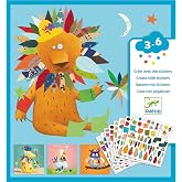 Djeco Yapıştırma Kartları / Create Animals