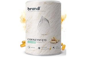 ‎BRANDL brandl® Coenzym Q10 Kapseln hochdosiert | Q10 Ubiquinon 200mg pro Kapsel | Vegan & Abgefüllt in DE | 120 Stk.