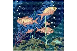 ALEA Mosaic Mosaik bastelset, DIY 20x20cm, Fische-3
