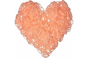 Yowamho 900 gomas elasticas Tez con 24 S-clips y 1 ganchillo pequeño, gomas elásticas para pulseras.