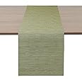 Myir JUN Table Runner, Washable Table Runner Roll Table Ribbon Table Decorations for Birthday Wedding, Party, Home Outdoor und Restaurants 12" x 72" (Green)