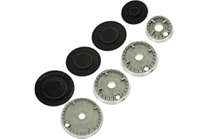‎SPARES2GO Spares2go Brennerkopf und Kappe für Zanussi-Gasherde (1 x Klein, 2 x Mittel, 1 x Groß)