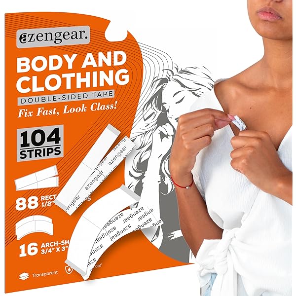 80 Pezzi Nastro Biadesivo Moda - Trasparente, Perfetto Per Vestiti E Tessuti, Adesione Forte Tutto Il Giorno