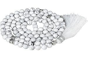 GENERIC Fukugems Tibetan Mala 108 perle collana per uomo donna mala pietra buddista braccialetto meditazione collana