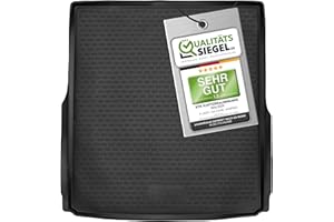 ‎WALSER WALSER XTR Kofferraumwanne für VW Passat (B8) Variant 08/2014-2023, Passat Alltrack (B8) Variant 2015-Heute, 100% passgenaue Antirutschmatte Auto, Kofferraum Schutzmatte, Auto Gummimatten