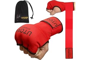 UTOXIA Boxing Inner Gel Gloves – Hand Wraps for Combat Sports, Pro Grip Elasticated Inner Gloves for Men & Women