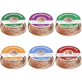 Clean Free Welding Mesh, 1.5M Solder Wick Braid | Tin Suction Wire 6pcs for Soldering Removal and Disassembling Electrical Co