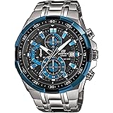 Casio Mens Analogue Quartz Watch with Stainless Steel Strap EFR-539D-1A2VUEF