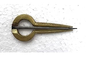 VADYAM Jew's Harp Round Professional Brass Morchang Jawharp Folk Musical Instrument
