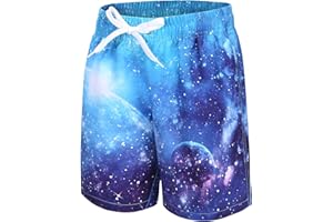 Aisyee Boys Swimming Trunks Kids Board Shorts Beach Quick Dry Boys Swim Shorts Age 5-14 Years