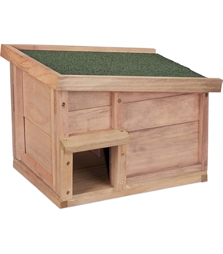 Casetta Per Ricci In Legno Con Tetto Resistenti - Rifugio Per Letargo E Nidiata - Foto 3