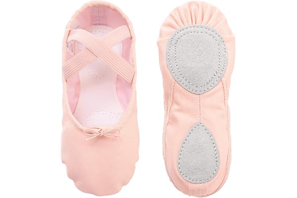 Chaussure de Ballet Danse Classique Toile Chaussures Gymnastique Yoga Ballet Chaussons pour Filles Femmes EU22-44