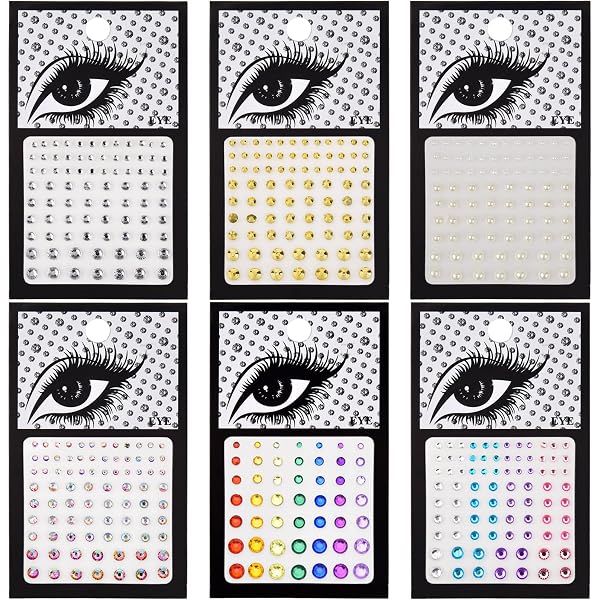 998 Stück Glitzersteine Selbstklebend – Strasssteine Für Gesicht, Nägel & Karneval, 0,6–1 Cm