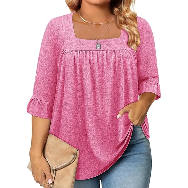 Kasper Women's Cotton Spandex Square Neck Tank Top - Comfortable Basic Tank For Everyday Wear