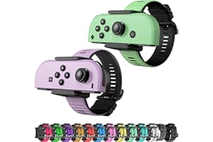 ZAONOOL Verbesserte Silikon Armbänder für Just Dance 2024 2023 2022 2021 2020 Switch