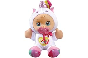 VTech Little Love - Dulce Unicornio, Muñeca interactiva Que Habla y enseña los Colores, pulsando su barriguita podrás Escuchar qué cuidados Necesita y Aprender sobre su Mundo Animal (3480-526322)