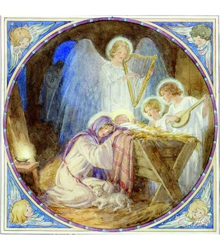 Weihnachtskarte 'A Child Is Born Three Wise Men' – 3D Lentikular/Holografisch, Aus Großbritannien