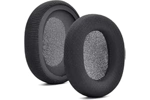 DEFEAN SteelSeries Arctis Wymienne Nauszniki z Czarnej Tkaniny - Kompatybilne z Modelami 3/5/7/9/1/Pro Bezprzewodowy Zestaw Słuchawkowy do Gier