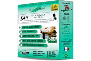 RIVIERA COTTAGE 6 Sacs PREMIUM de Rangement Sous Vide Taille S [35X50cm] Réutilisable + Pompe|Vêtements Petit Format-Valise Cabine[VOYAGE AVION] Ultra Résistant [HAUTE QUALITE]