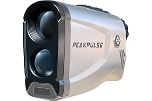 PEAKPULSE Golf Rangefinder with Slope, 650 Yards Laser Range Finder Golfing, Distance Finder, Flag Pole Locking Vibration︱ Fast Focus System