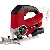 Einhell Cordless Decoupage Saw TE-JS 18/80 Li-Solo Power X-Change (18 V, Max. 80 mm Cutting Depth, 4 Stage Pendulum Protection
