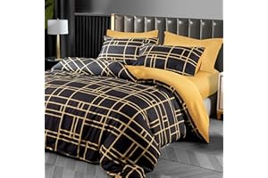 Pamposh Copripiumino 230 x 220 Cm Premium Spazzolata Microfibra Copripiumino Ultramorbido Ipoallergenico Reversibile Copripiumino Con Federa Non Stirabiledi Lusso Set Con Cerniera Chiusura