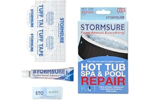 Stormsure Hot Tub, Spa & Pool Repair Kit – Effective Puncture and Leak Repair for Inflatable Hot Tubs, Spas, and Pools